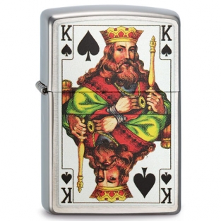 Zippo King of Spade with Evil